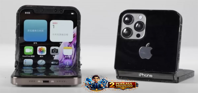 iPhone Flip Muncul, Apple Ikut Tren Ponsel Layar Lipat