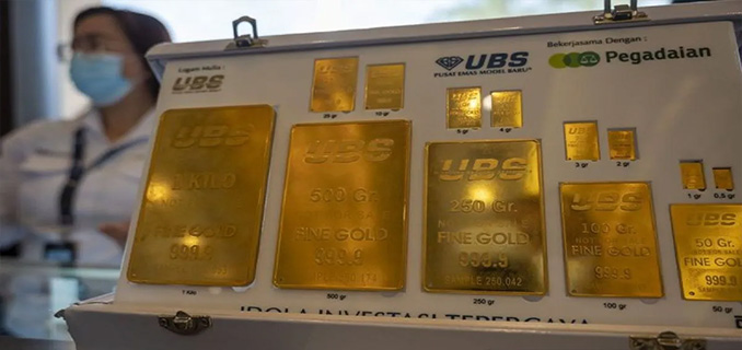 Harga Emas UBS Dan Galeri24 Di Pegadaian Pada Senin Ini stabil